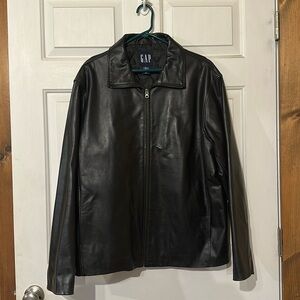 Men’s Leather Classic Gap Jacket